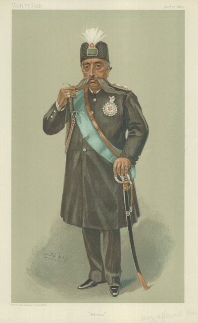 Muzaffer-Ed-Din, le Shah de Perse - Leslie Matthew Ward