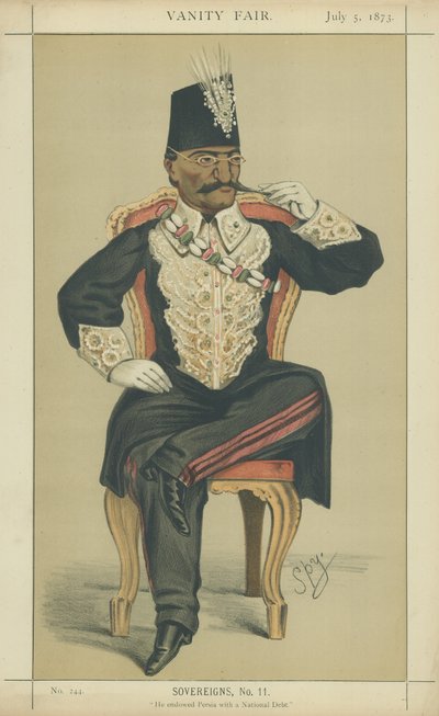 Nasser-Ed-Din-Shah, Sa Majesté Impériale le Shah de Perse - Leslie Matthew Ward