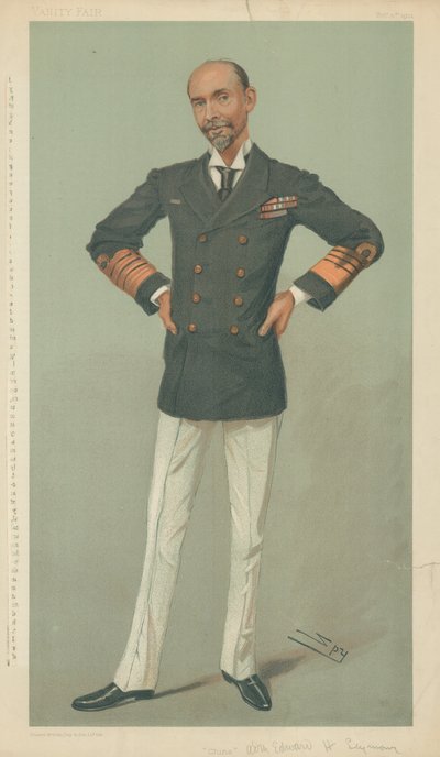 Sir Edward Hobart Seymour, Chine, 31 octobre 1901, caricature de Vanity Fair - Leslie Matthew Ward