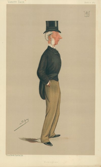 Sir George Russell, Wokingham, 2 Mars 1889, caricature de Vanity Fair - Leslie Matthew Ward