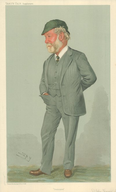 Sir John Isaac Thornycroft, Destroyers, 19 janvier 1905, caricature de Vanity Fair - Leslie Matthew Ward