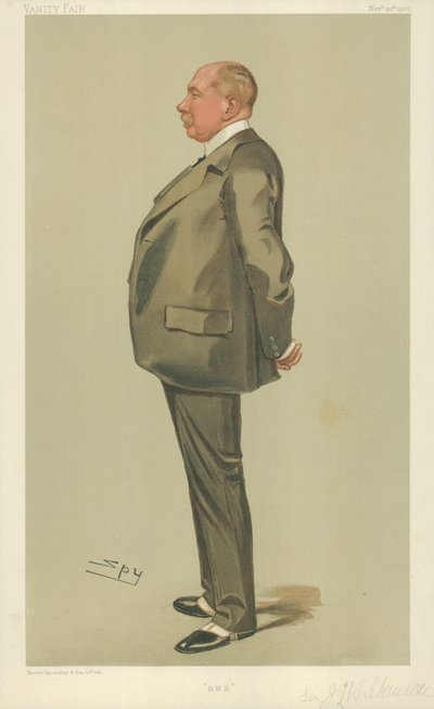 Sir Joseph Wilkinson, GWR, 20 novembre 1902, caricature de Vanity Fair - Leslie Matthew Ward