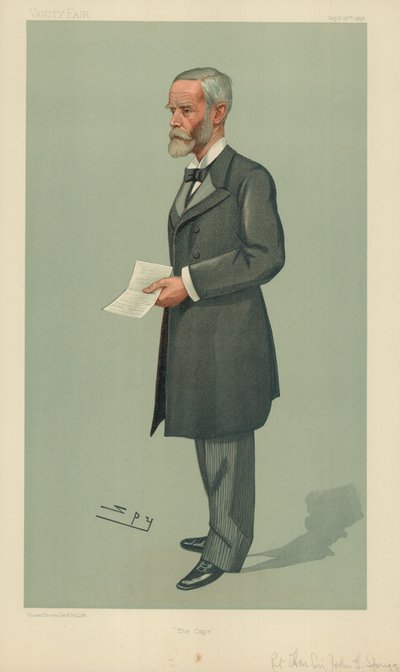 Le très honorable Sir John Gordon Sprigg, Le Cap, 16 septembre 1897, caricature de Vanity Fair - Leslie Matthew Ward