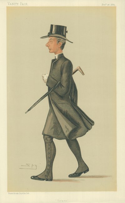 Le Très Révérend George Howard Wilkinson, Évêque de Truro, Truro, 26 décembre 1885, caricature de Vanity Fair - Leslie Matthew Ward