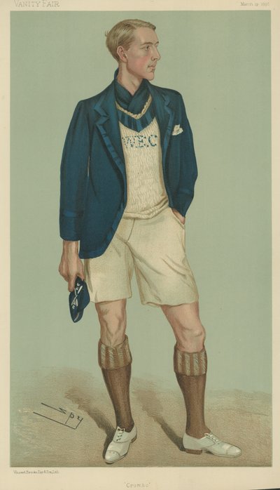 W E Crum, président du Oxford University Boat Club - Leslie Matthew Ward