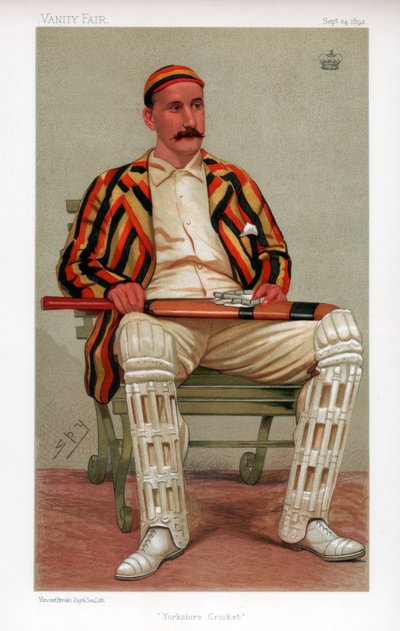 Cricket du Yorkshire, 1892 - Leslie Matthew Ward