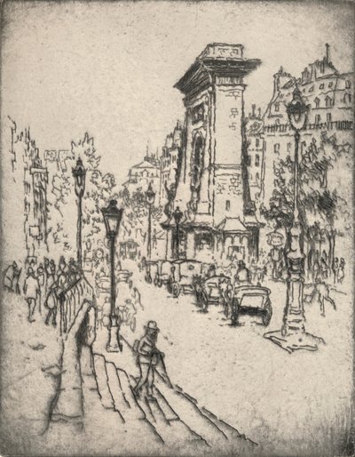 La Porte Saint-Denis, 1915 - Lester George Hornby