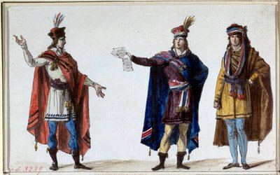 Révolution française : costumes des magistrats républicains. Impressions des frères Lesueur - Lesueur Brothers