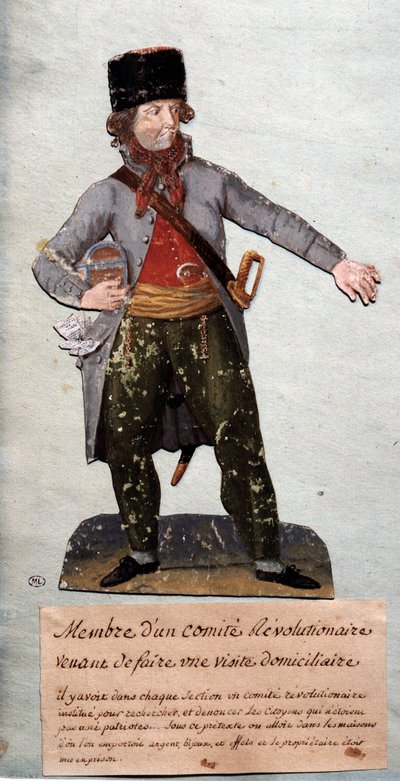 Révolution française : membre du Comité révolutionnaire - Lesueur Brothers