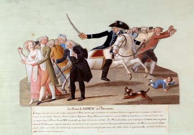 Révolution française de 1789 : le prince de Lambesc aux Tuileries le 12 juillet - Lesueur Brothers