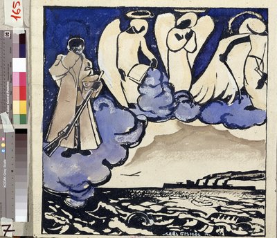 La Guerre. Russie. 1914 (Allegorie de la Premiere Guerre mondiale) - Lev Aleksandrovitc Bruni