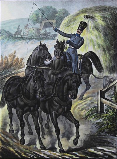 Soldat de la brigade du train de ravitaillement des gardes, 1829 - Lev Alexandrovich Belousov