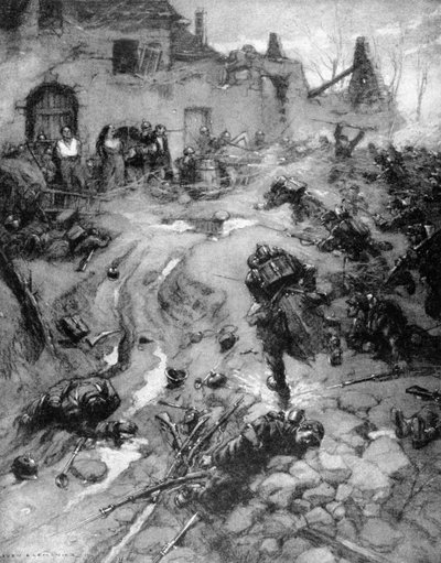 Nos troupes prennent Steinbach, Alsace, Première Guerre mondiale, 1915 - Leven and Lemonier