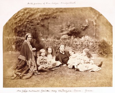 Portrait de la famille MacDonald avec Lewis Carroll, 1863 - Lewis Carroll