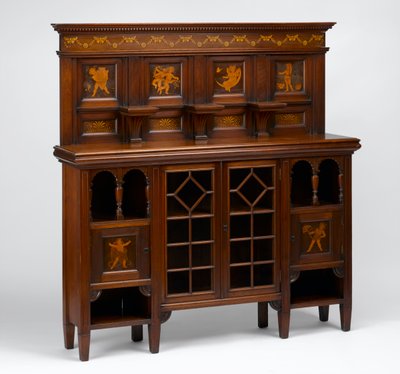 Buffet, vers 1880 (noyer) - Lewis Foreman Day
