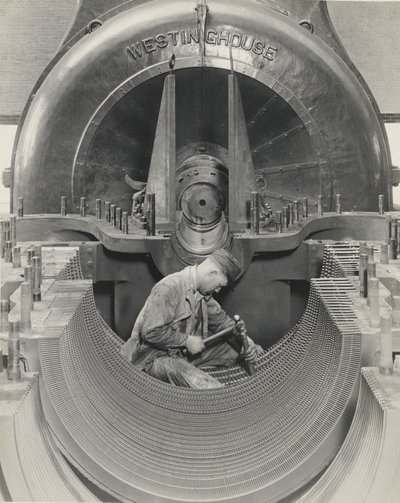 Le cœur de la turbine - Lewis W. Hine