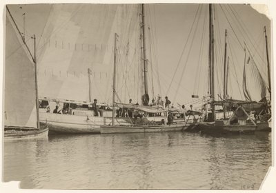 [Bateaux à huîtres, baie de Mobile, Alabama] - Lewis W. Hine