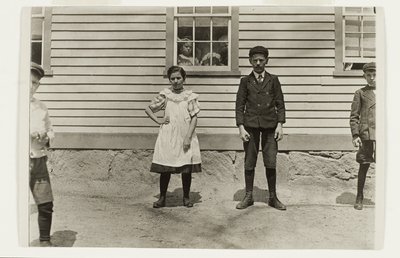 Edward St. Germain et sa sœur Delia, Phoenix, Rhode Island, avril 1909 - Lewis Wickes Hine