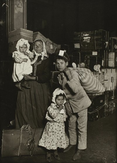 Famille italienne à la recherche d