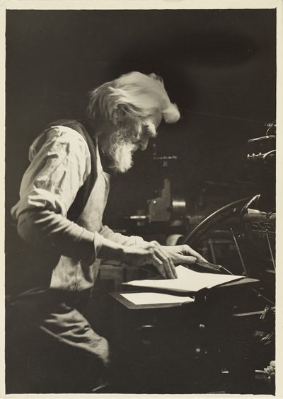 Imprimeur à New York, 1905 - Lewis Wickes Hine