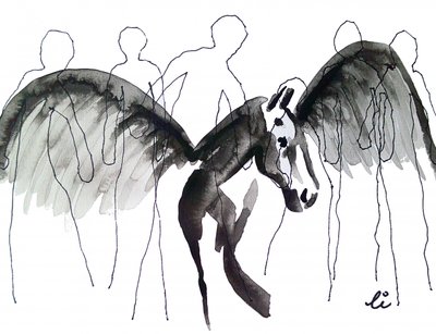 Cheval ailé de rêve - Li Gessbo