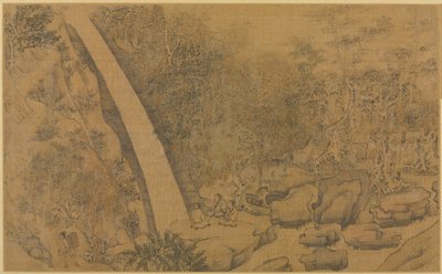Habitation dans les montagnes du Longmian Dragon Endormi, 1100-1200 - Li Gonglin