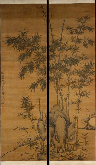 Bambou et rochers - Li Kan