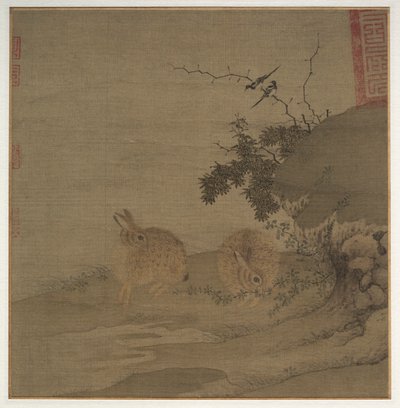 Pies et lapins sauvages - Li Yong