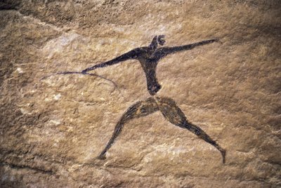 Archer, peinture rupestre, Tassili n