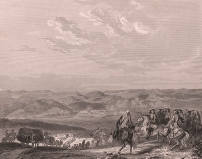 Bataille de Fribourg, Allemagne, août 1644, guerre de Trente Ans, gravure sur acier sur papier de Chine - Unbekannt Unbekannt