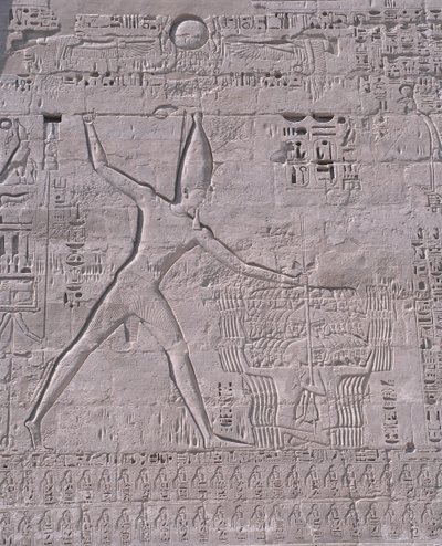 Sculptures sur le mur d