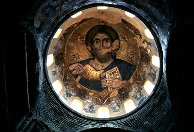 Christ Pantocrator, dôme intérieur de l