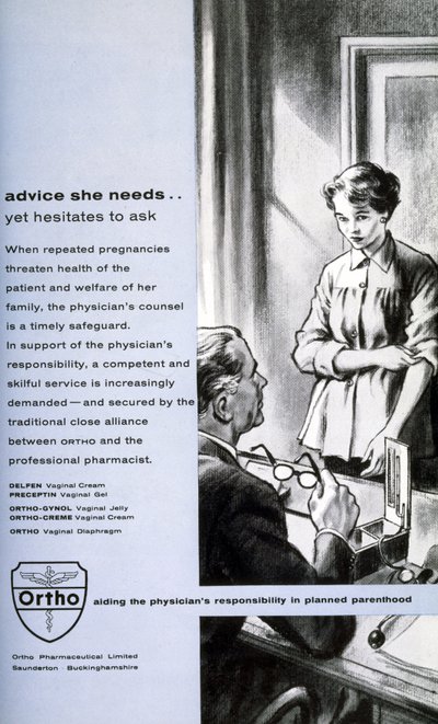 Publicité pour contraceptifs féminins : "les conseils dont elle a besoin" - Unbekannt Unbekannt