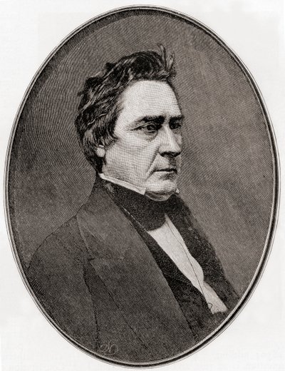 David Rice Atchison, du Century Magazine, publié en 1887 (gravure) - Unbekannt Unbekannt