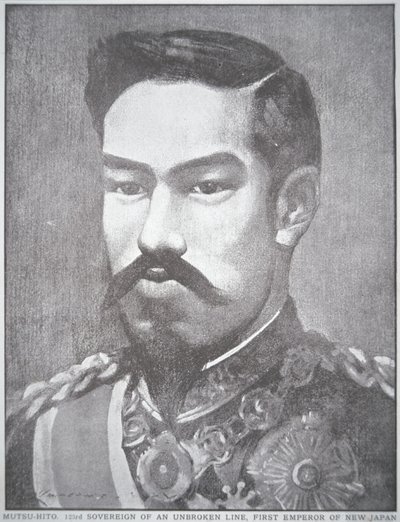 Empereur Mutsuhito du Japon (lithographie) - Unbekannt Unbekannt