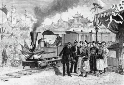 Inauguration du premier chemin de fer français en Chine reliant Tianjin à Tangshan, 20 novembre - Unbekannt Unbekannt