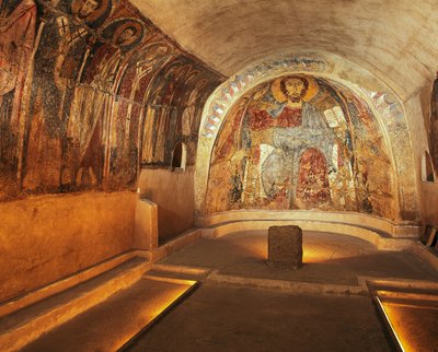 Italie, Apulie, Gravina in Puglia, Crypte rupestre de l