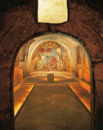 Italie, Apulie, Gravina in Puglia, Crypte rupestre de l