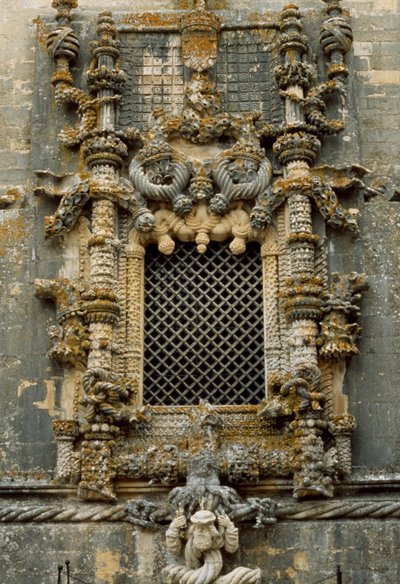 Fenêtre manuéline (gothique tardif portugais) du Couvent de l