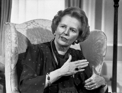 Margaret Thatcher, femme politique britannique, avril 1987 - Unbekannt Unbekannt