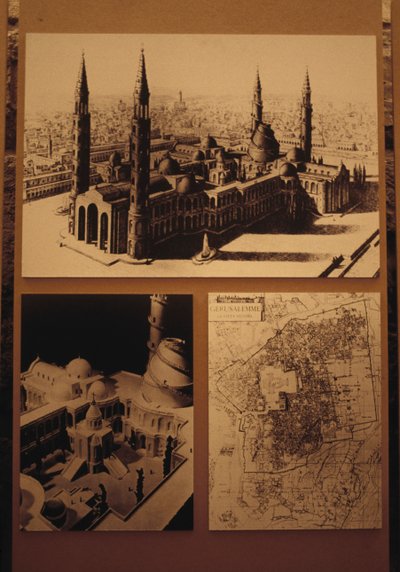 Plans et dessins de la vieille ville de Jérusalem, Musée de la Tour de David de Jérusalem - Unbekannt Unbekannt