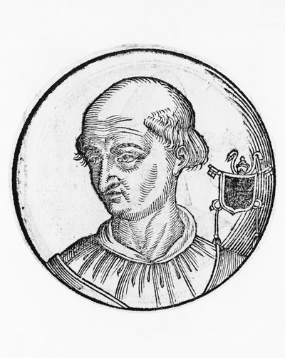 Portrait de Benoît IX (Théophylacte III de Tusculum, vers 1012-vers 1056) - Unbekannt Unbekannt