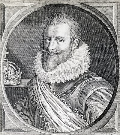 Portrait de Christian IV (1588-1648), roi de Danemark et de Norvège (gravure) - Unbekannt Unbekannt