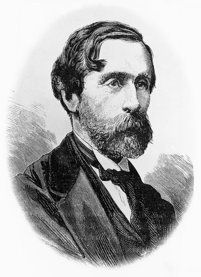 Portrait de Giulio Carcano (1812-1884), homme politique, écrivain et journaliste italien, gravure - Unbekannt Unbekannt