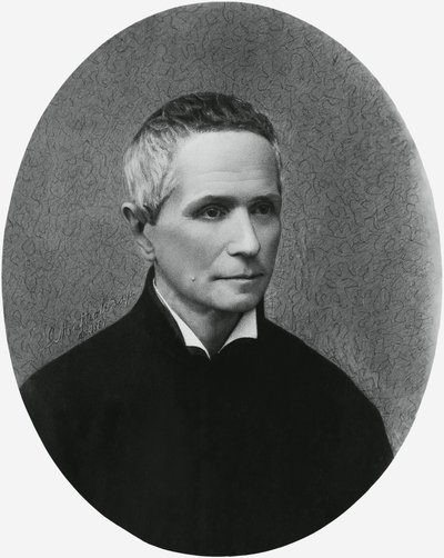 Portrait de Giulio Isdegerde Cecchi, connu sous le nom de père Filippo Cecchi (1822-1887), physicien, météorologue et inventeur italien, gravure - Unbekannt Unbekannt