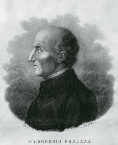 Portrait de Gregorio Fontana (1735-1803), mathématicien italien, gravure - Unbekannt Unbekannt