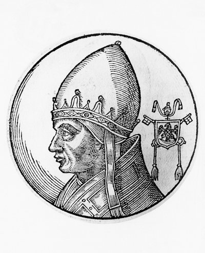 Portrait de Grégoire IX (Ugolino dei Conti di Segni, vers 1170-1241) - Unbekannt Unbekannt