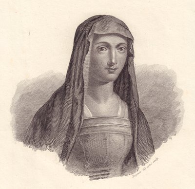 Portrait de la sculptrice italienne Properzia de