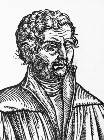 Portrait de Johannes Reuchlin (1455-1522), philosophe et humaniste allemand, gravure - Unbekannt Unbekannt