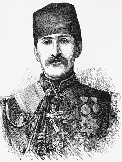 Portrait de Reuff Pacha, ministre de la guerre de l